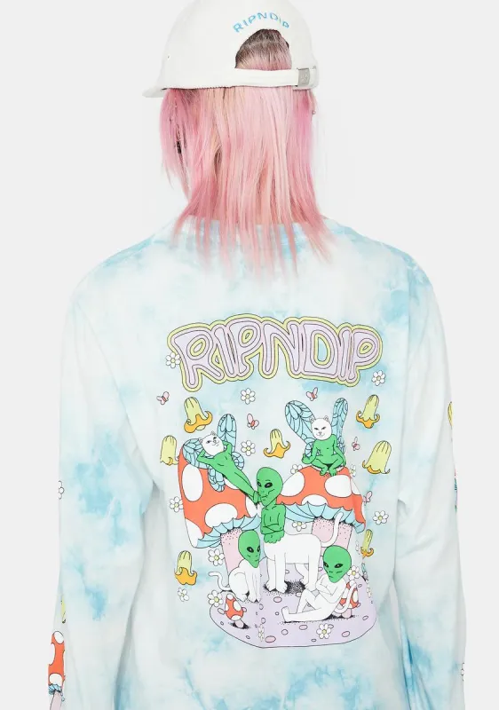 Best Wishes Long Sleeve Graphic Tee sold by Dolls Kill