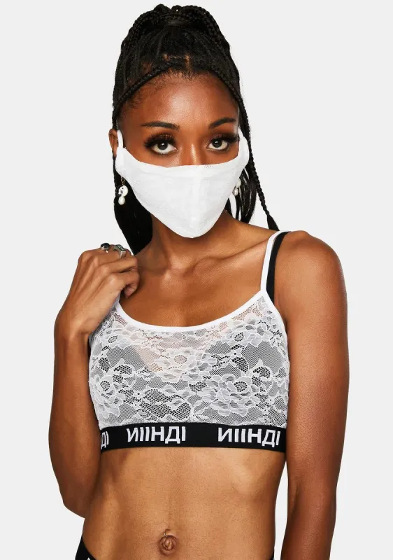 Angel Lace Bra Top sold by Dolls Kill