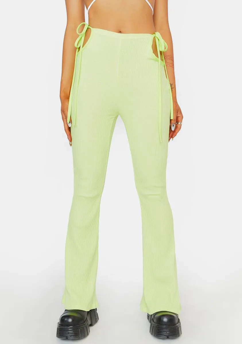 Spring One Of The Best Flare Pants sold by Dolls Kill