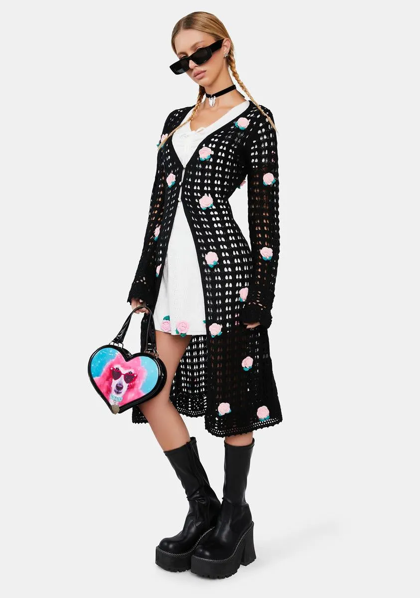 La Vie En Rose Knit Cardigan sold by Dolls Kill product image thumbnail 3