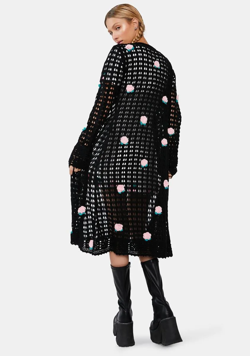 La Vie En Rose Knit Cardigan sold by Dolls Kill product image thumbnail 4