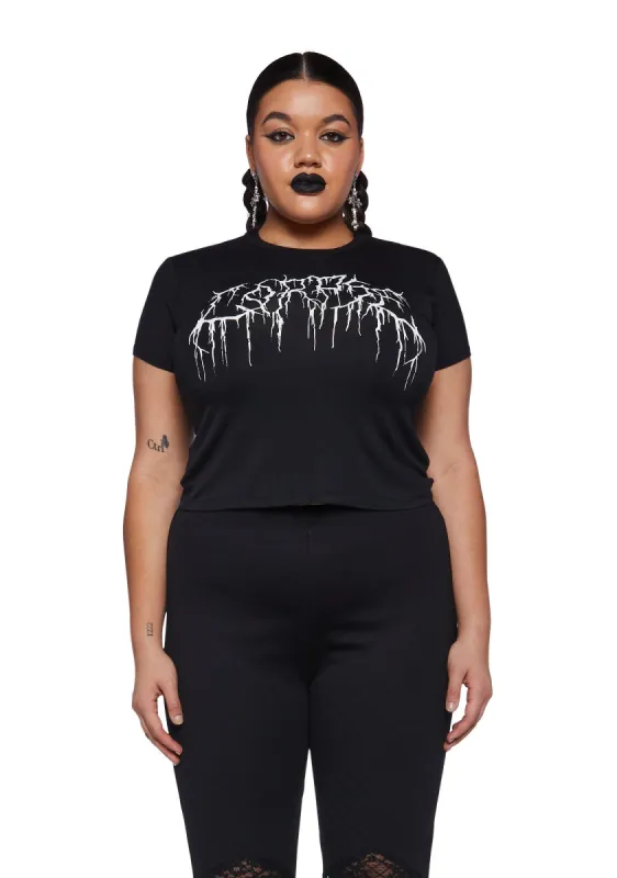 Plus Abra Cadaver Baby Tee sold by Dolls Kill