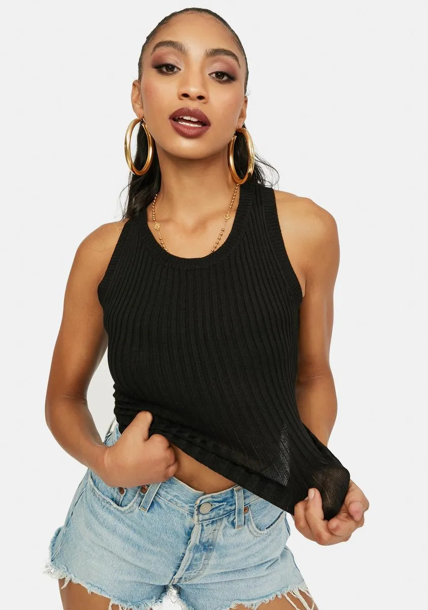 Night Dive In Darling Cross Back Tank Top sold by Dolls Kill