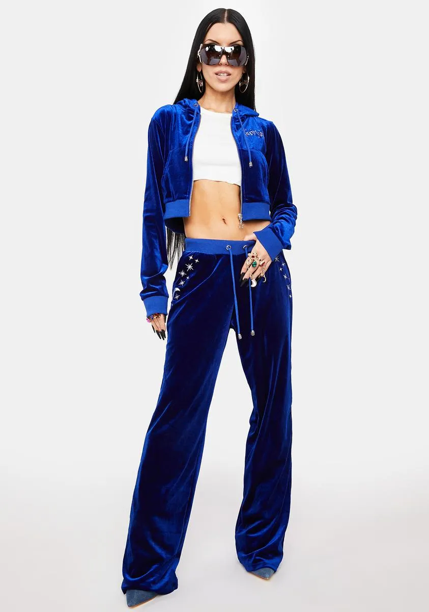 Cool Under Pressure Velour Track Pants sold by Dolls Kill product image thumbnail 2
