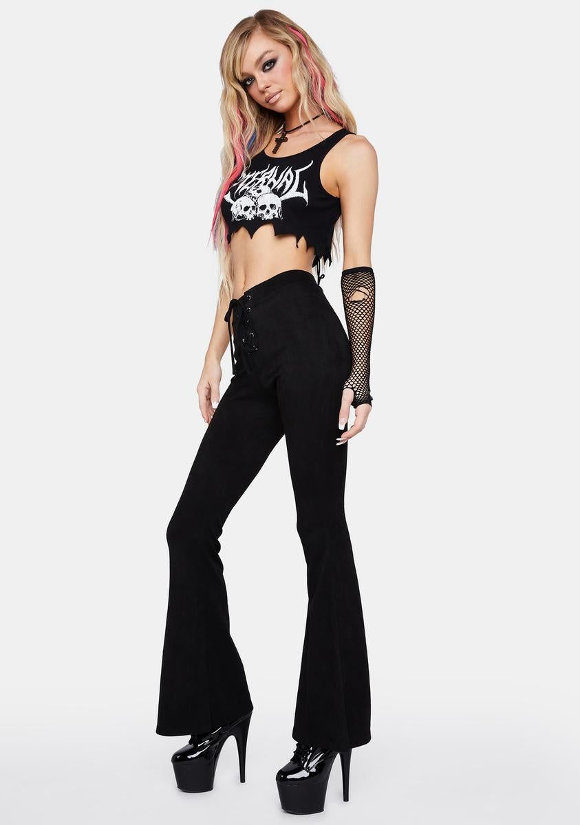 Gone But Not Forgotten Flare Pants sold by Dolls Kill product image thumbnail 3