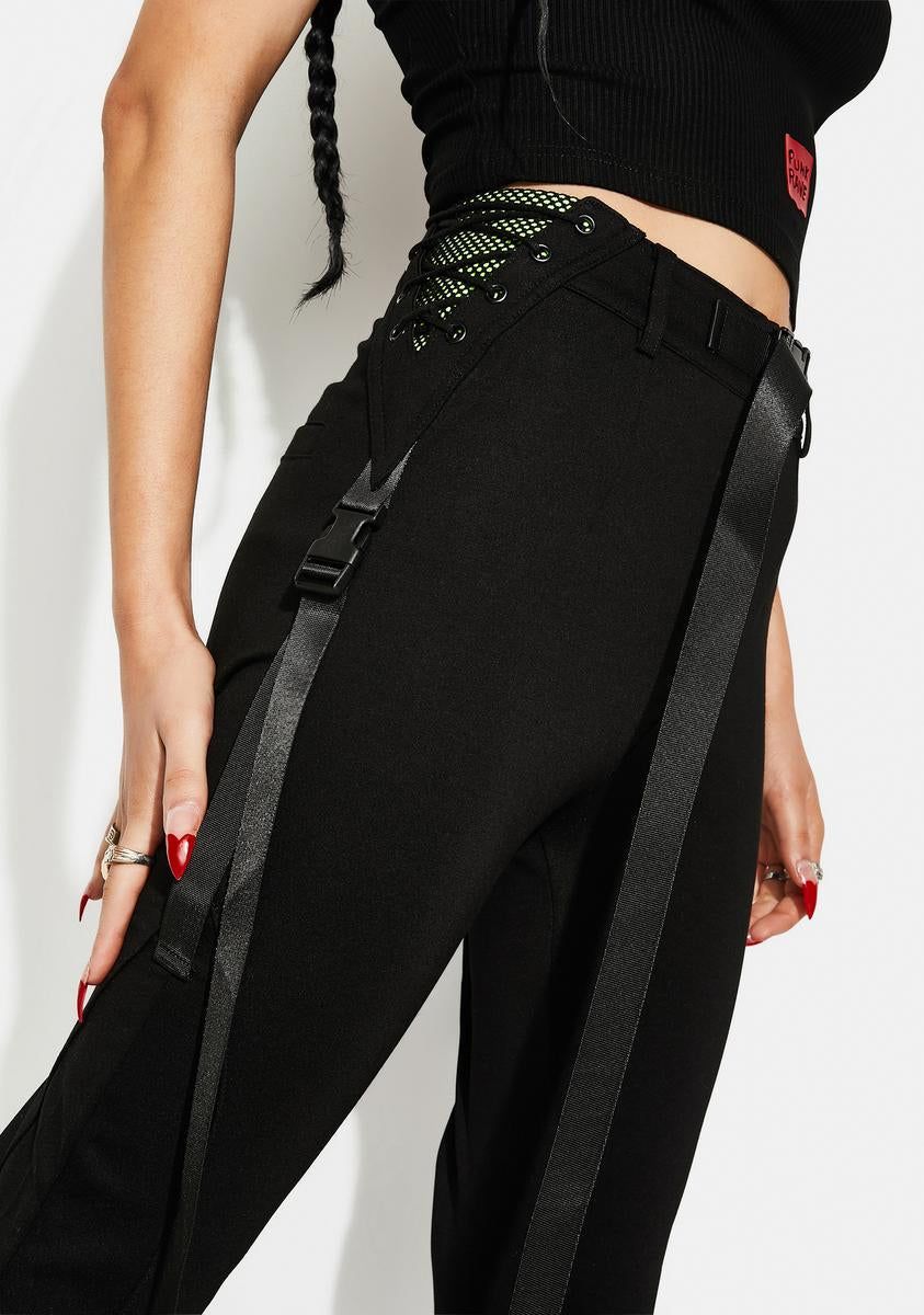 Punk Elastic Leggings sold by Dolls Kill