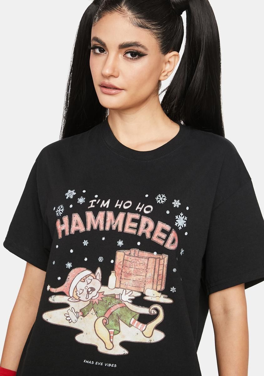 Ho Ho Hammered Tyler T-Shirt sold by Dolls Kill