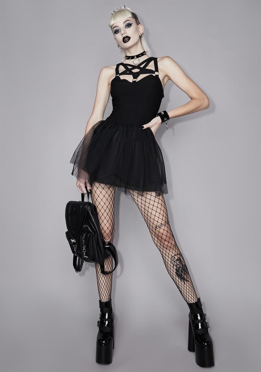 Bleak Moonlight Pentagram Dress sold by Dolls Kill product image thumbnail 3