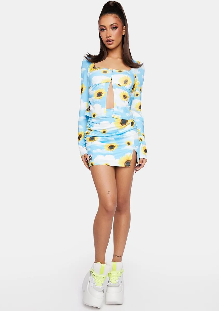 Holiday Ruched Mini Skirt sold by Dolls Kill product image thumbnail 3