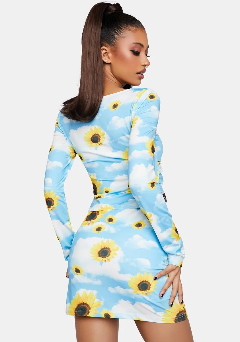 Holiday Ruched Mini Skirt sold by Dolls Kill product image thumbnail 4