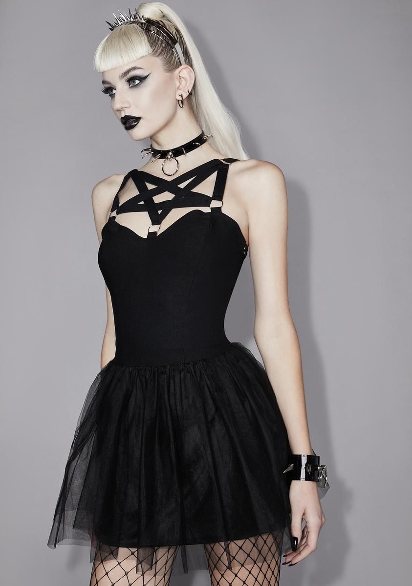 Bleak Moonlight Pentagram Dress sold by Dolls Kill product image thumbnail 2