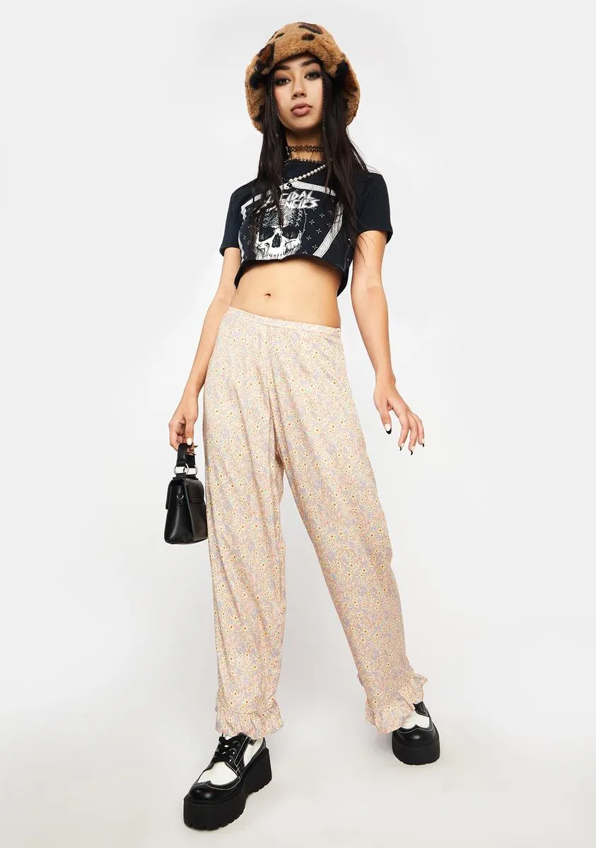 70s Prairie Girl Floral Bianca Culotte Trousers sold by Dolls Kill product image thumbnail 2