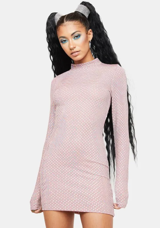 Sweet Zero Gravity Holographic Dress sold by Dolls Kill