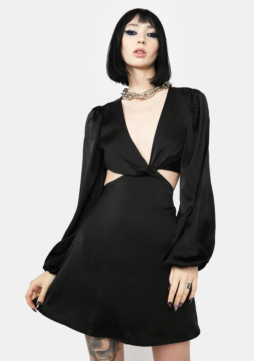 Secret Aura Cut Out Mini Dress sold by Dolls Kill