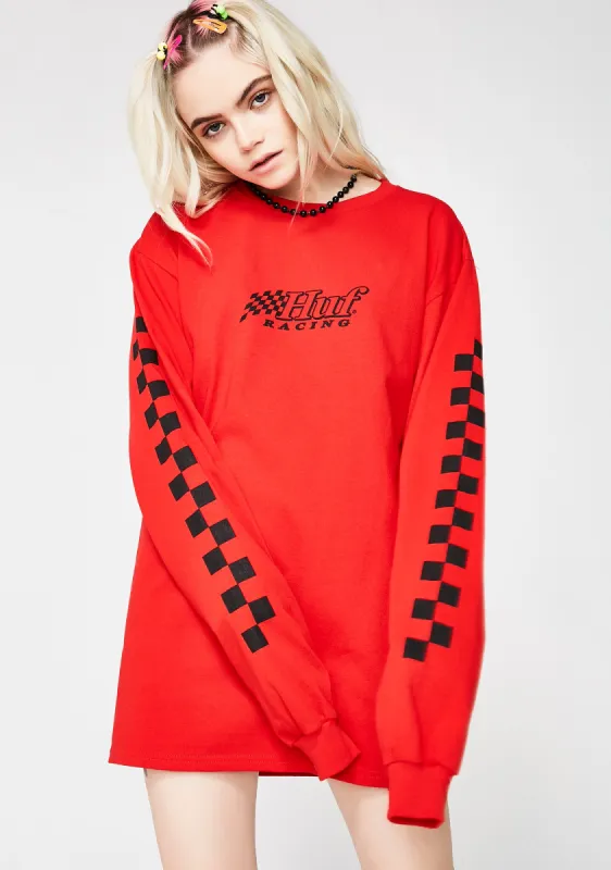 Racing Long Sleeve Tee sold by Dolls Kill