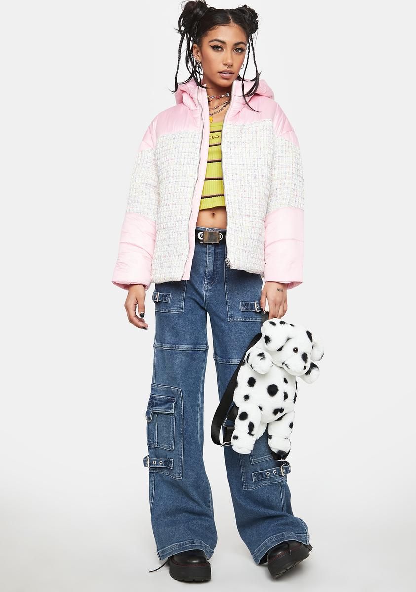 In Character Tweed Puffer Jacket sold by Dolls Kill product image thumbnail 3
