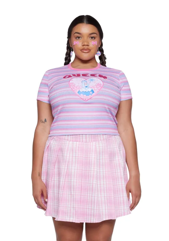 Plus Ice Palace Princess Baby Tee sold by Dolls Kill