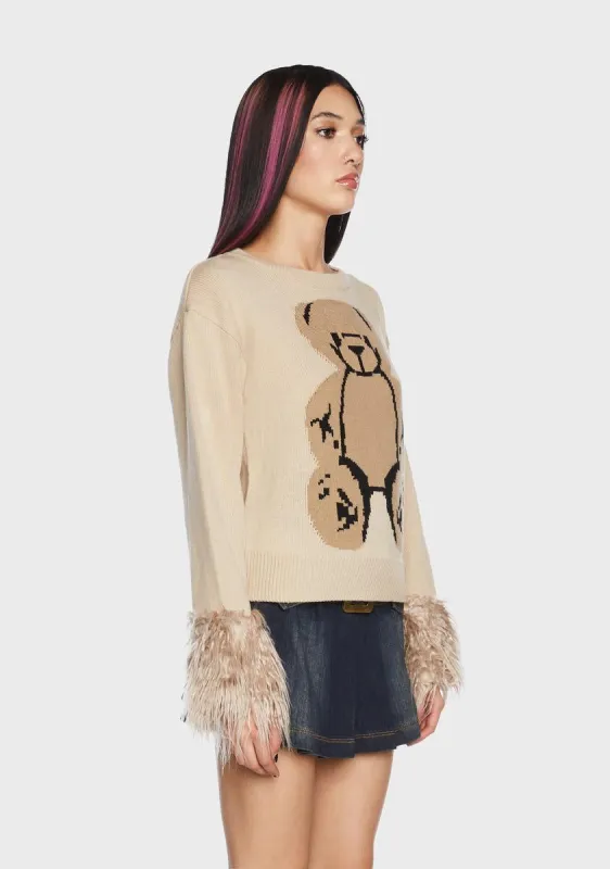 Plus Martyr Me Skull Striped Sweater Dress sold by Dolls Kill
