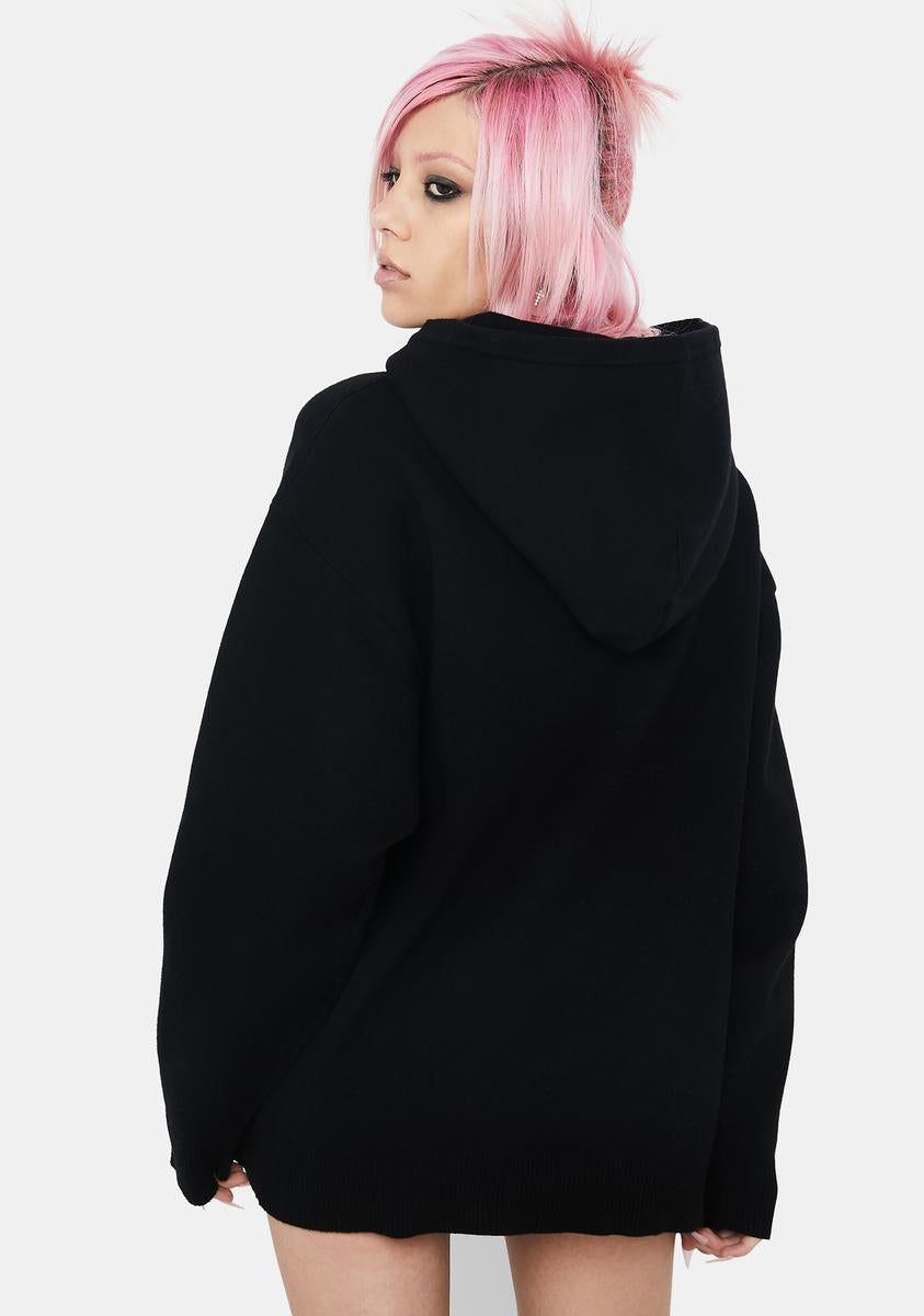 Passion Knit Sweater Hoodie sold by Dolls Kill product image thumbnail 4