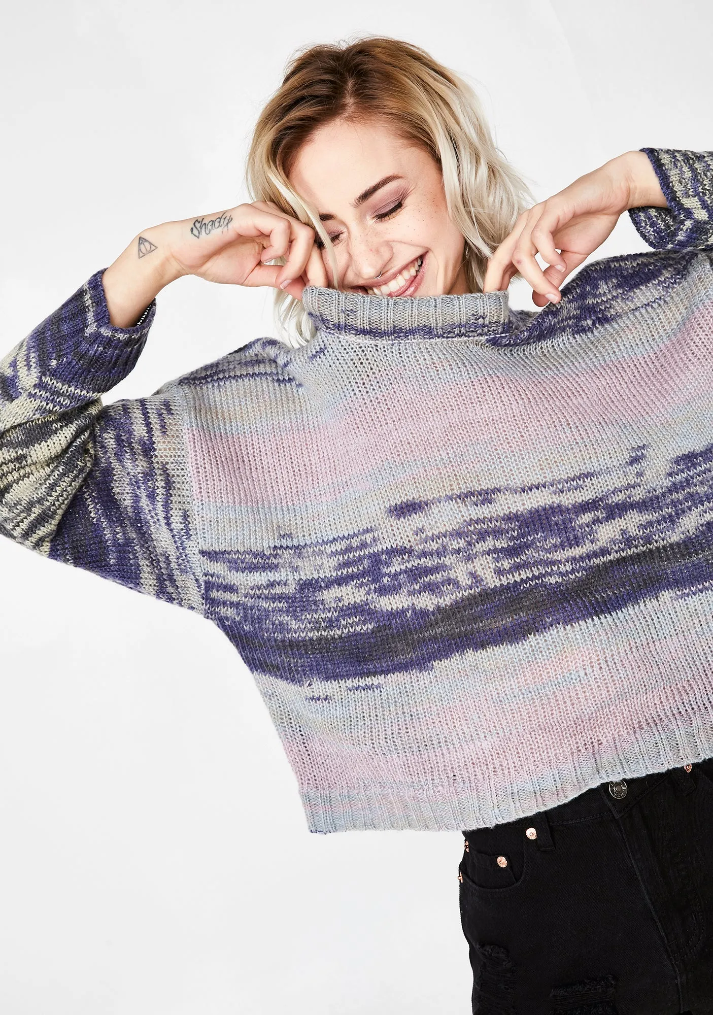 Daze Go By Sweater sold by Dolls Kill