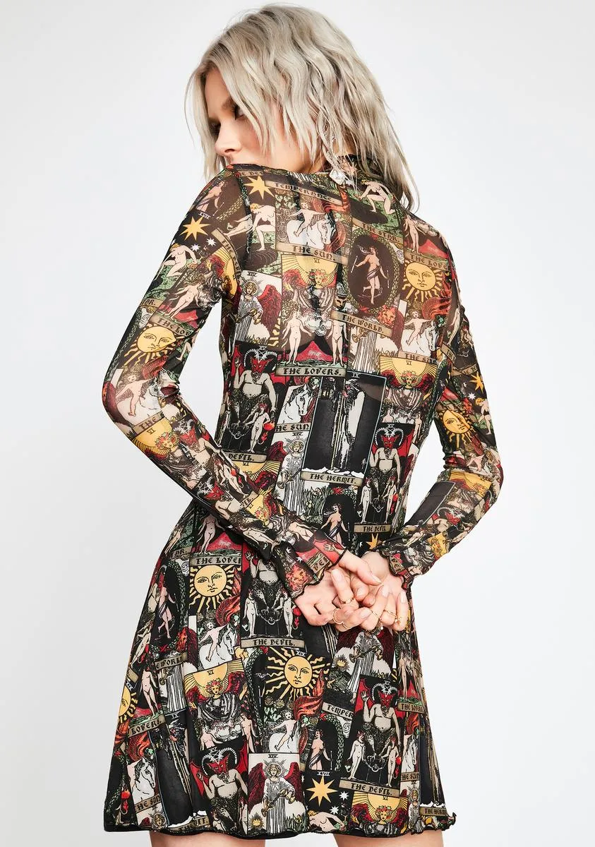 Divine Insight Mesh Dress sold by Dolls Kill product image thumbnail 4