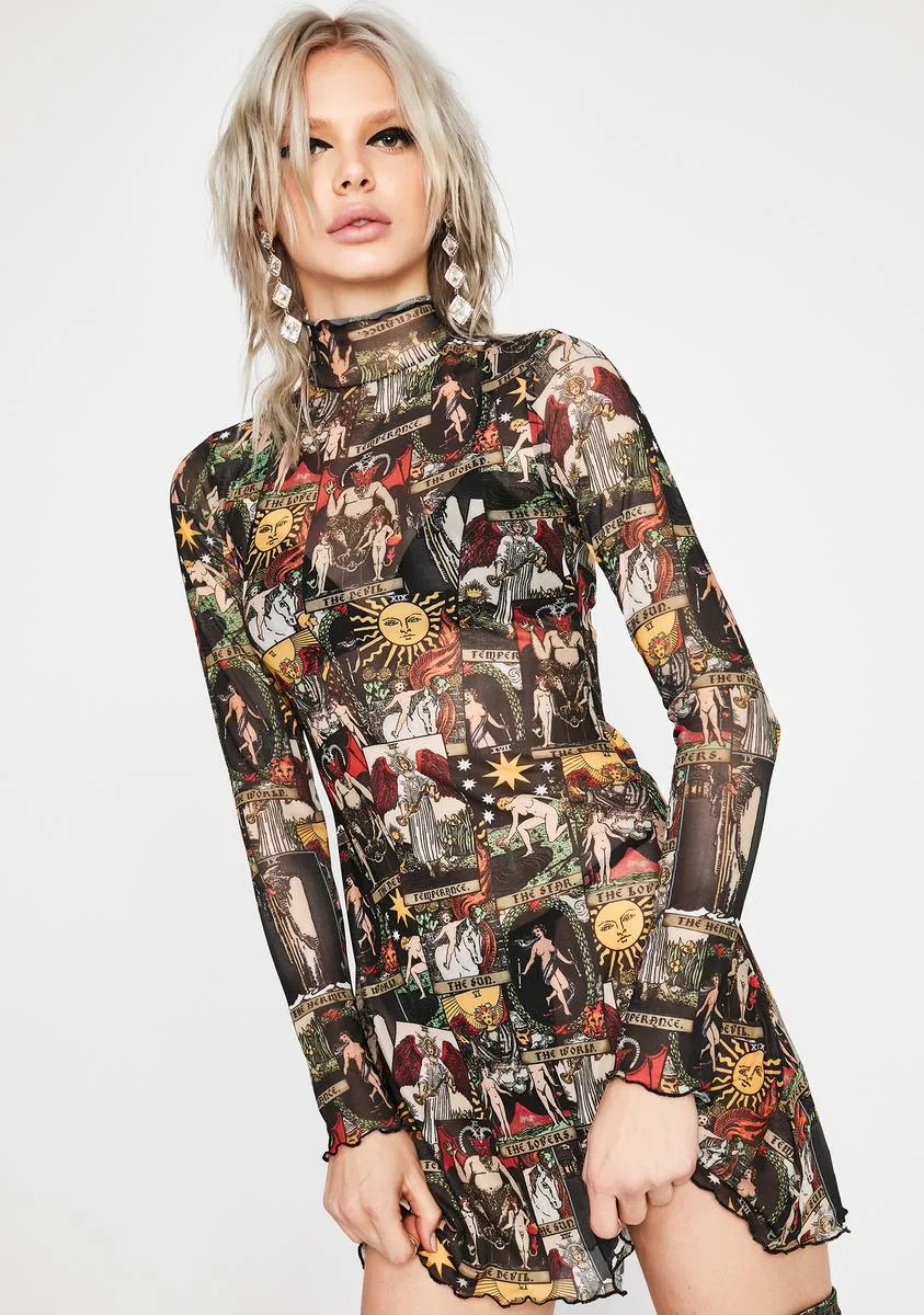 Divine Insight Mesh Dress sold by Dolls Kill product image thumbnail 2