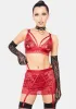 Garnet Romance Lingerie Set sold by Dolls Kill