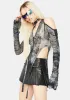 Cloudy New Love Tie Dye Crop Top sold by Dolls Kill