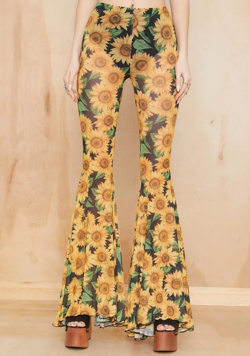 Eternal Sunshine Mesh Flares sold by Dolls Kill