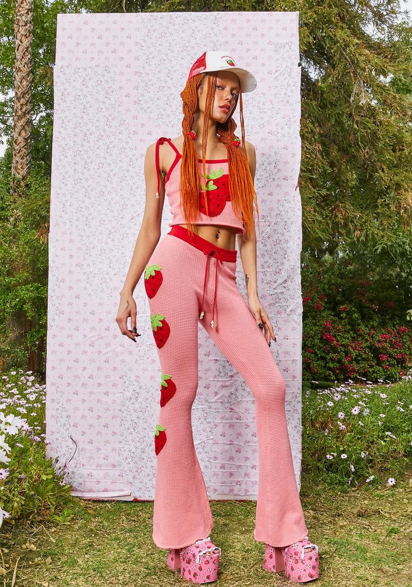 Berry Sweet Crochet Pants sold by Dolls Kill product image thumbnail 2