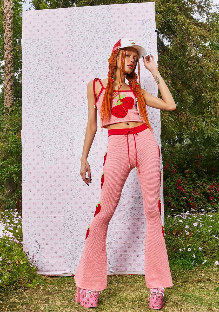 Berry Sweet Crochet Pants sold by Dolls Kill product image thumbnail 3