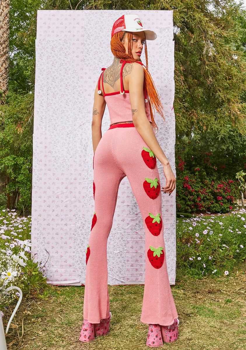 Berry Sweet Crochet Pants sold by Dolls Kill product image thumbnail 4