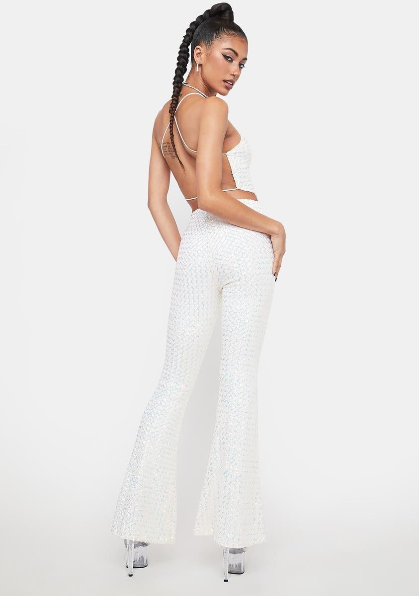 Icy Bust A Move Sequin Pants Set sold by Dolls Kill product image thumbnail 4