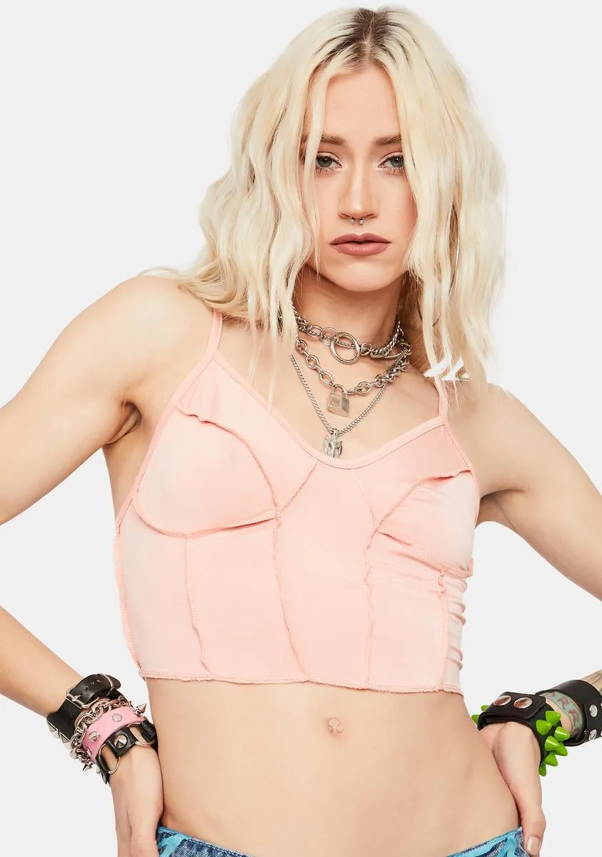 Why Bother Bustier Crop Top sold by Dolls Kill