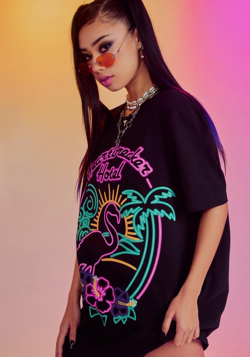 Heartbreak Paradise Flamingo Tee sold by Dolls Kill product image thumbnail 3