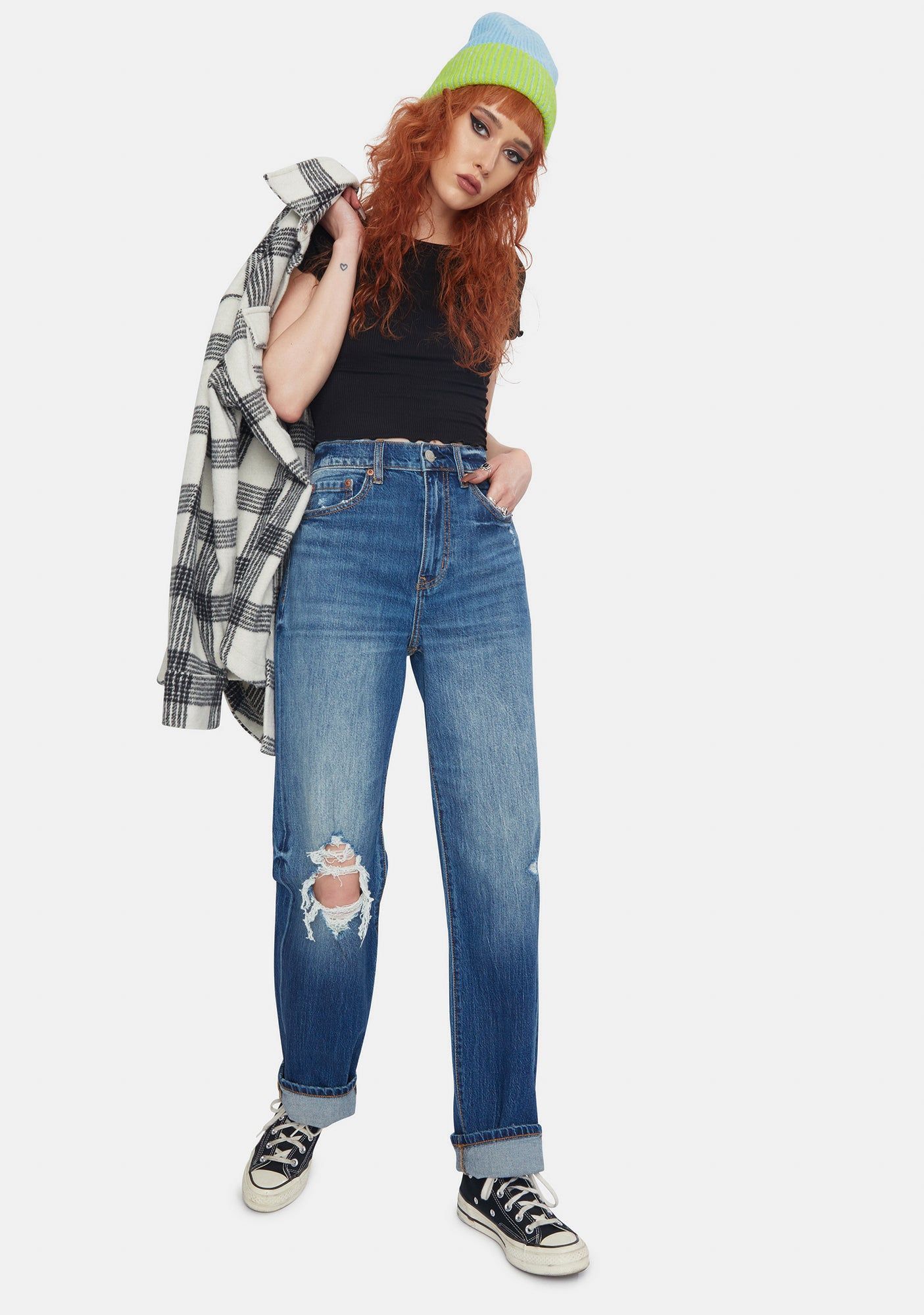 High Times Denim Dad Jeans sold by Dolls Kill product image thumbnail 2