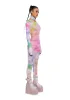 Rainbow Dreams Mesh Catsuit sold by Dolls Kill