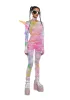 Rainbow Dreams Mesh Catsuit sold by Dolls Kill