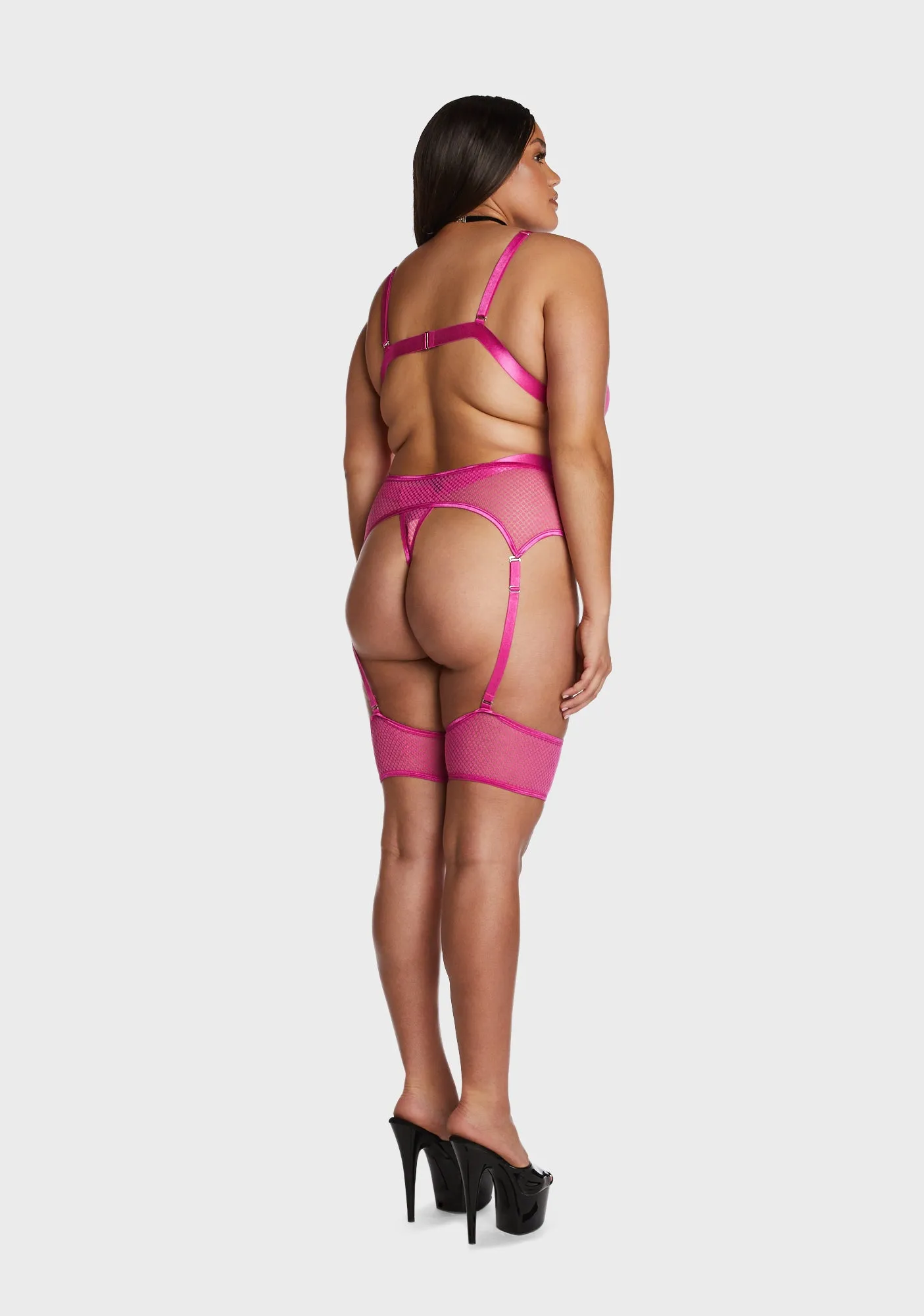 Plus Stay Serving Lingerie Set sold by Dolls Kill product image thumbnail 4