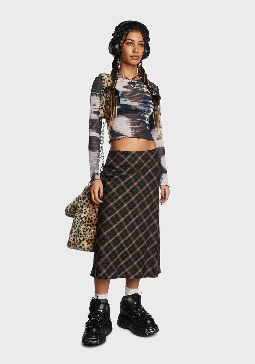 Electric Angel Mesh Crop Top sold by Dolls Kill product image thumbnail 5