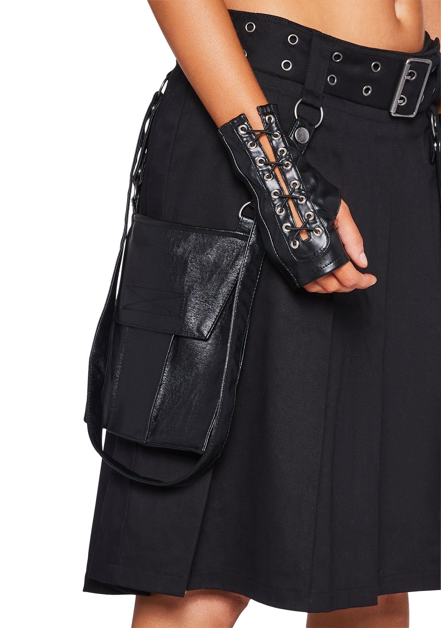 Roamer's Relic Unisex Cargo Kilt sold by Dolls Kill product image thumbnail 5