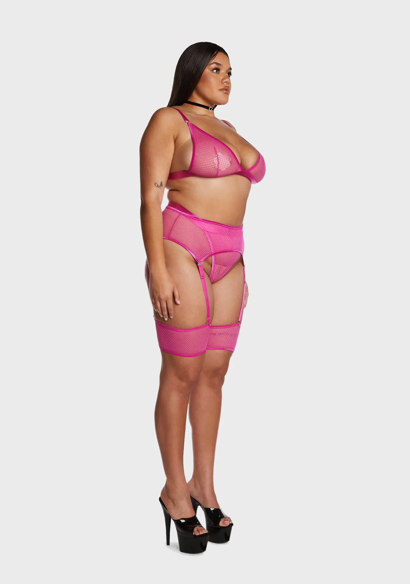 Plus Stay Serving Lingerie Set sold by Dolls Kill product image thumbnail 3