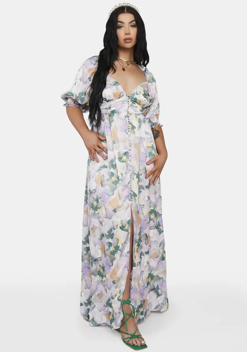 Plus Megan Maxi Dress sold by Dolls Kill