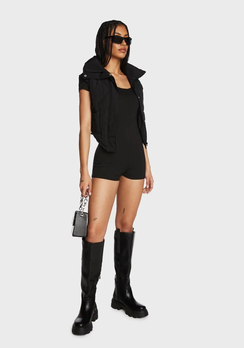 Annika Scoop Neck Ribbed Romper sold by Dolls Kill product image thumbnail 3