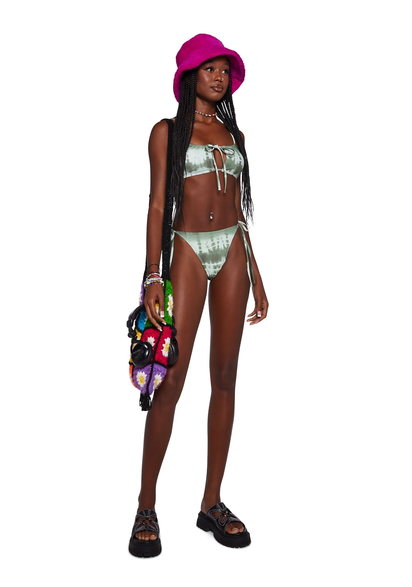 Tie-Dye Bikini Bottom sold by Dolls Kill product image thumbnail 2