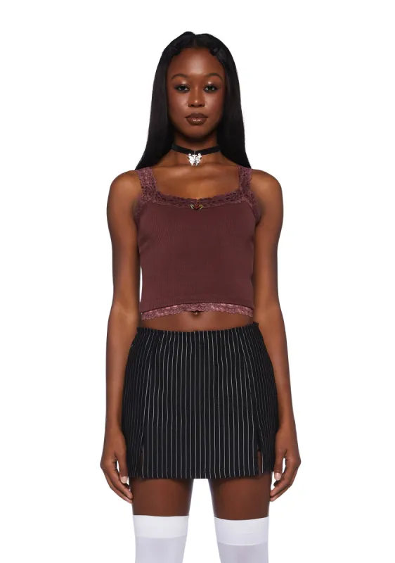 Young Heart Lace Cami Top sold by Dolls Kill