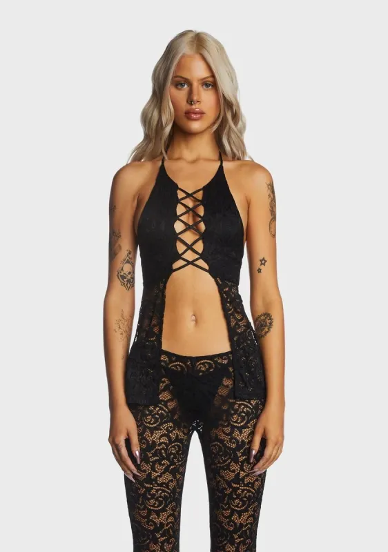 Meggy Lace Top sold by Dolls Kill