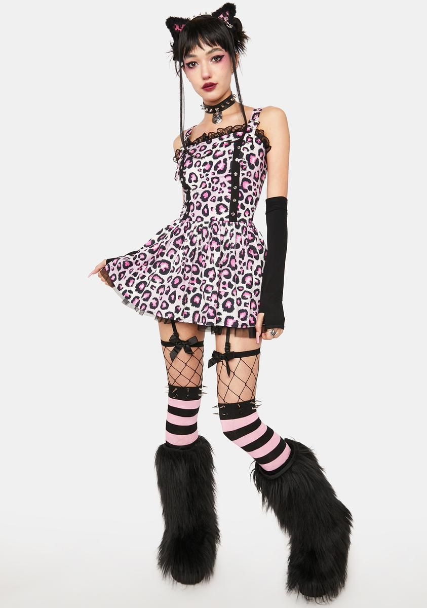 Cool Kitty Mini Dress sold by Dolls Kill product image thumbnail 3
