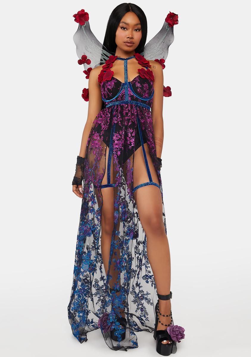 Into The Dark Fairy Costume sold by Dolls Kill product image thumbnail 3