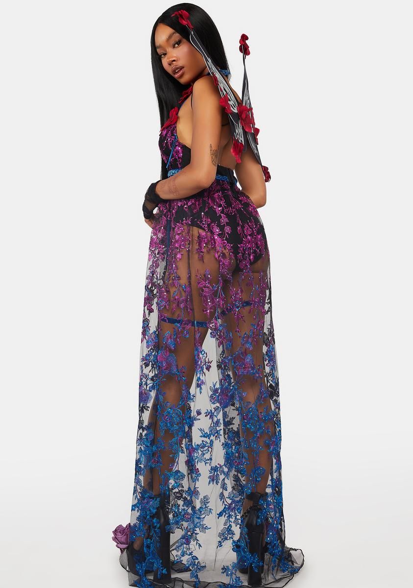 Into The Dark Fairy Costume sold by Dolls Kill product image thumbnail 4